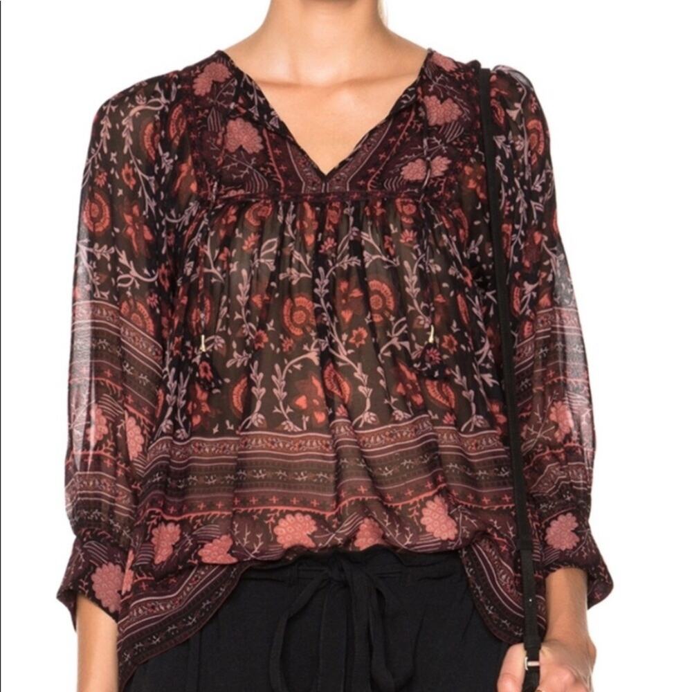 Ulla Johnson Bea blouse silk sz 4